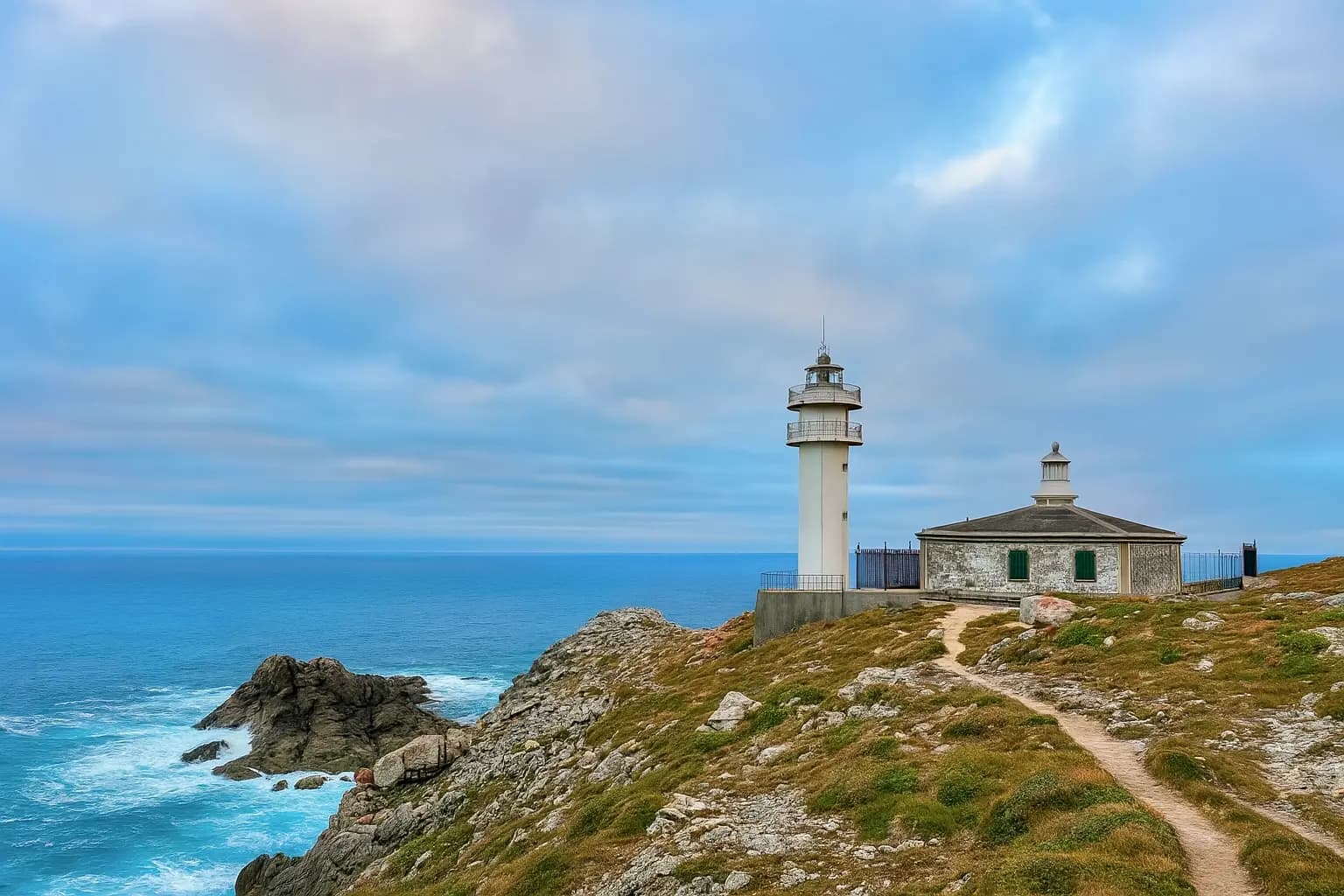 Cabo Touriñán al atardecer